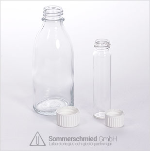 Flaskor av blåst glas, EHV-glas, blåst glas, injektionsflaskor eller ampuller, doftoljor